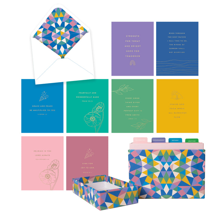 Kaleidoscope of Blessings Card Set – Set of 20