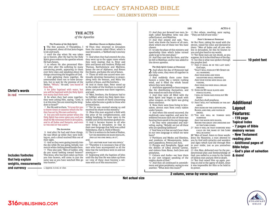 Legacy Standard Bible, Children's Edition - Hardcover